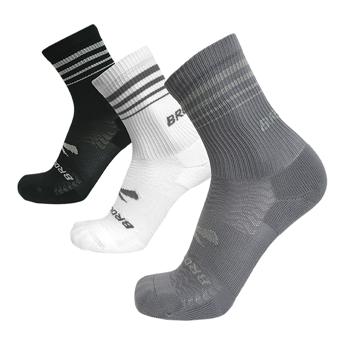 Brooks Run-In Crew 3-Pack