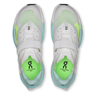 On Cloud X Tempo Pro men's training shoes in White/Celeste, top view