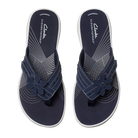 Clarks Breeze Opal women's sandals in Navy, top view