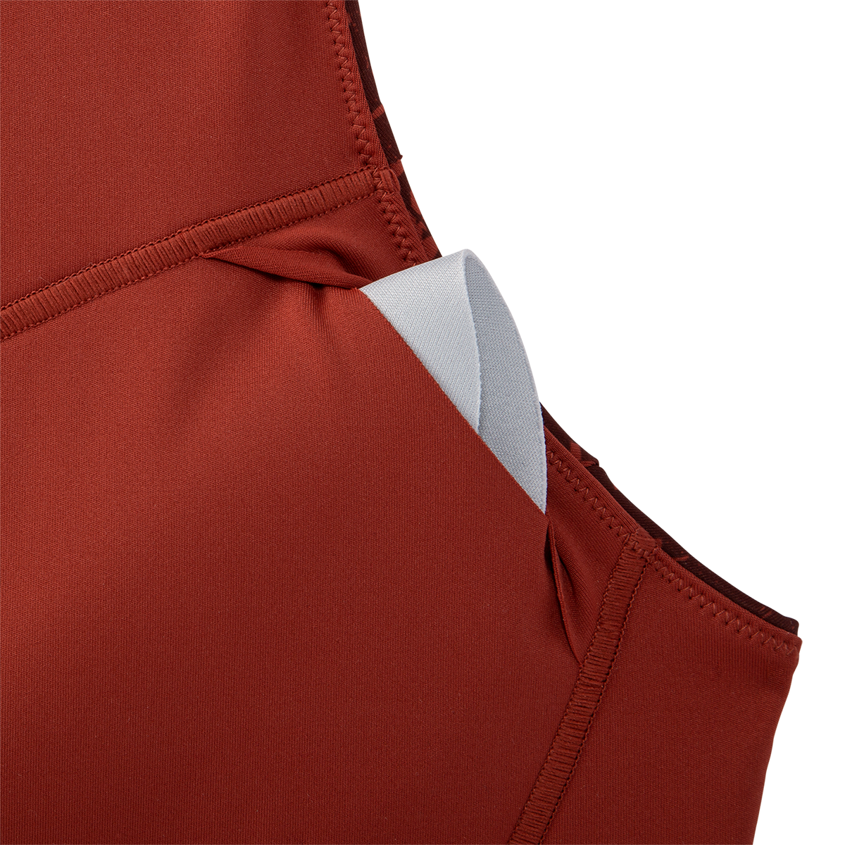 Brooks Drive 3 Pocket Run Bra - RR Glitch Print - Copper