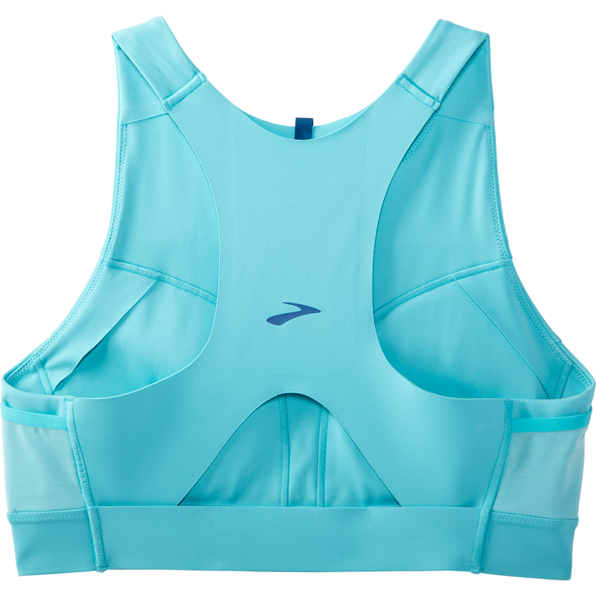 Brooks Drive 3 Pocket Run Bra - Vivid Teal