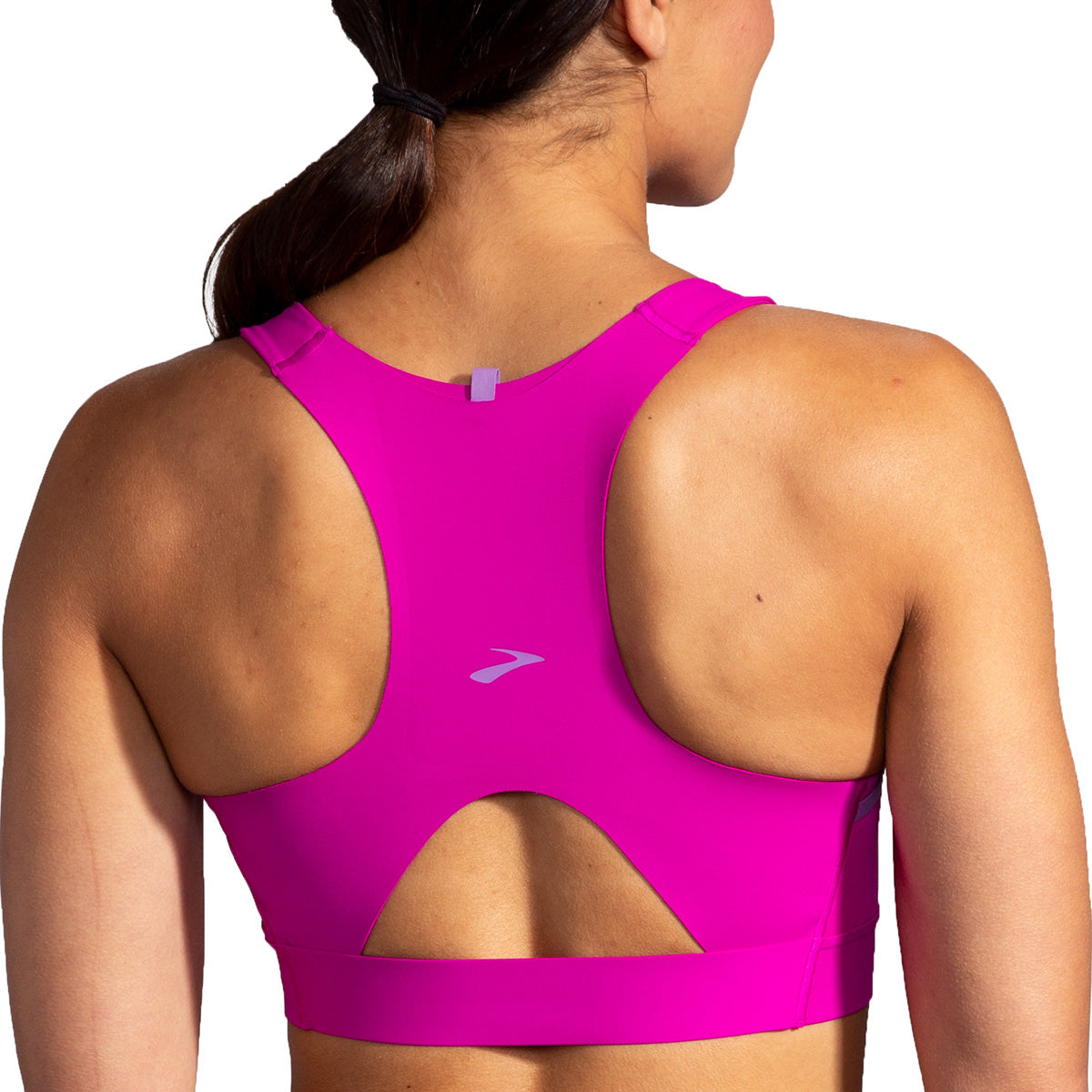 Brooks Drive 3 Pocket Run Bra - Magenta