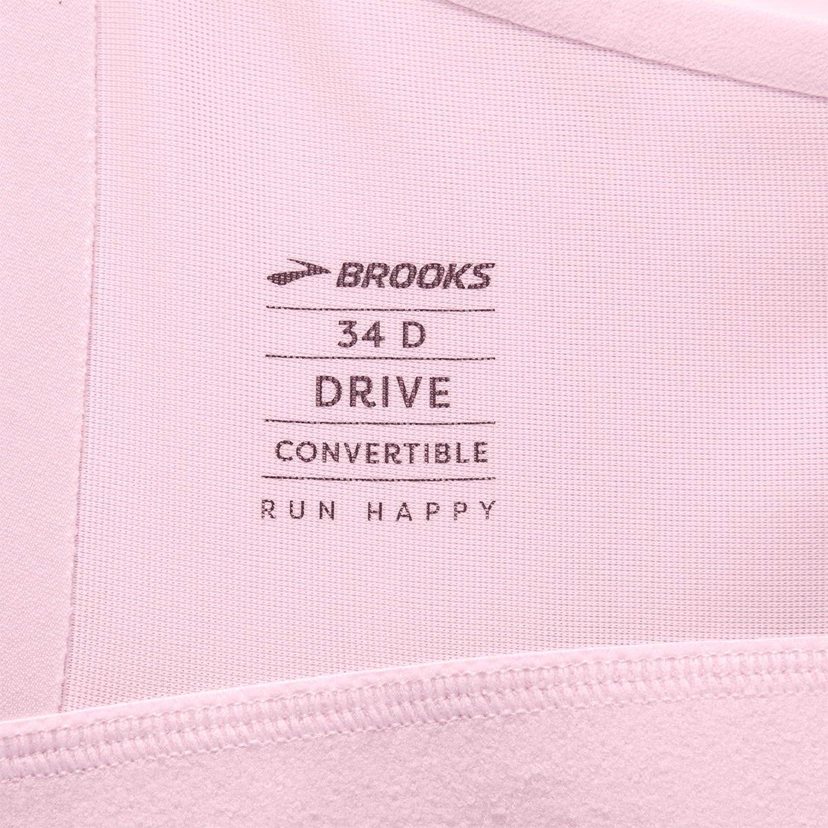 Brooks Drive Convertible Run Bra - Quartz