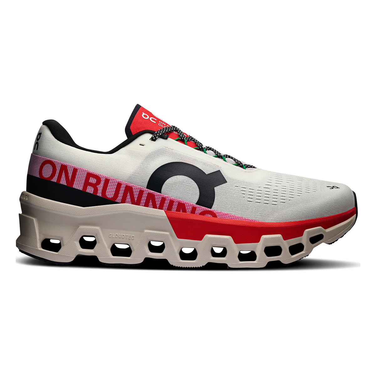 monmon② ON Cloudmonster 2 - Ivory - Silver – Fit2Run