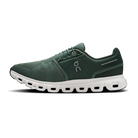 On Cloud 6 men's walking and lifestyle shoe in Olive/Evergreen, medial view
