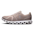 On Cloud 6 men's walking and lifestyle shoe in Fog/White, medial view