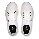 On Cloudsurfer Max women's running shoes in White/White, top view