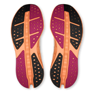 On Cloudsurfer Max men's max cushion running shoes in Pearl/Tangerine, outsole view