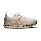 On Cloudsurfer Max women's running shoes in Ivory/Salmon, lateral view