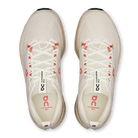 On Cloudsurfer Max women's running shoes in Ivory/Salmon, top view