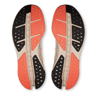 On Cloudsurfer Max women's running shoes in Ivory/Salmon, outsole view