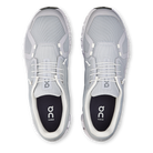 On Cloud 6 men's walking shoes in Glacier/White, top view