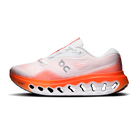 On Cloudsurfer 3 men's max cushion running shoe in White/Flame, medial view