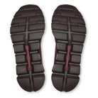 On Cloud 6 women's running shoes in Barberyy/OX, outsole view
