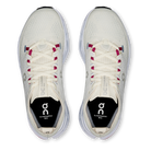 On Cloudsurfer Max women's running shoes in Ivory/Arctic, top view