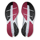On Cloudsurfer Max women's running shoes in Ivory/Arctic, outsole view