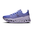 On Cloudsurfer Max women's running shoes in Sailor/Thistle, medial view