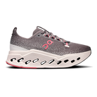 On Cloudsurfer Max women's running shoes in Pebble/Oyster, lateral view