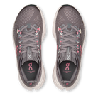 On Cloudsurfer Max women's running shoes in Pebble/Oyster, top view