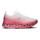 On Cloudsurfer Max women's running shoes in White/Camelia, lateral view