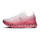 On Cloudsurfer Max women's running shoes in White/Camelia, medial view