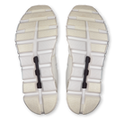 On Cloud 6 men's walking and lifestyle shoe in White/White, outsole view