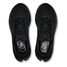 On Cloudsurfer 3 women's max cushion running shoes in Black/Black, top view