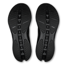 On Cloudsurfer 3 women's max cushion running shoes in Black/Black, outsole view