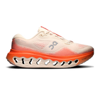 On Cloudsurfer 3 women's max cushion running shoe in Moonstone/Flame, lateral view