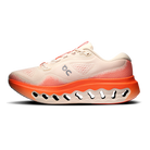 On Cloudsurfer 3 women's max cushion running shoe in Moonstone/Flame, medial view