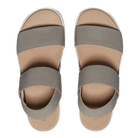 KEEN Elle Backstrap women's sandals in Brindle/Birch, top view