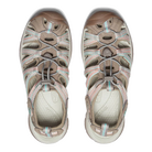 KEEN Whisper women's sandals in Taupe/Coral, top view