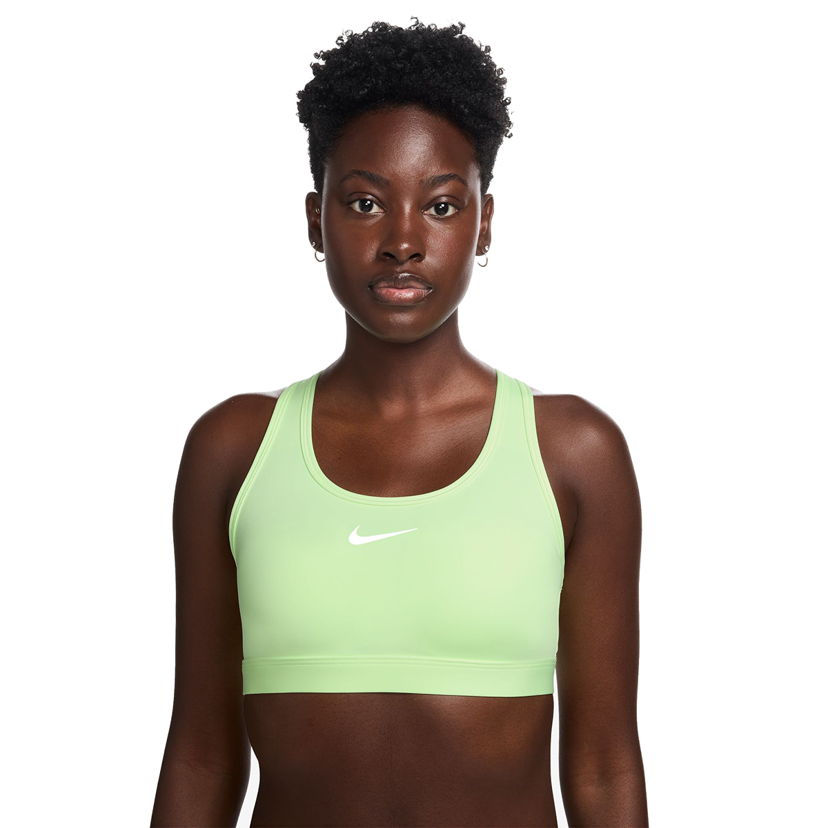 neon green nike sports bra