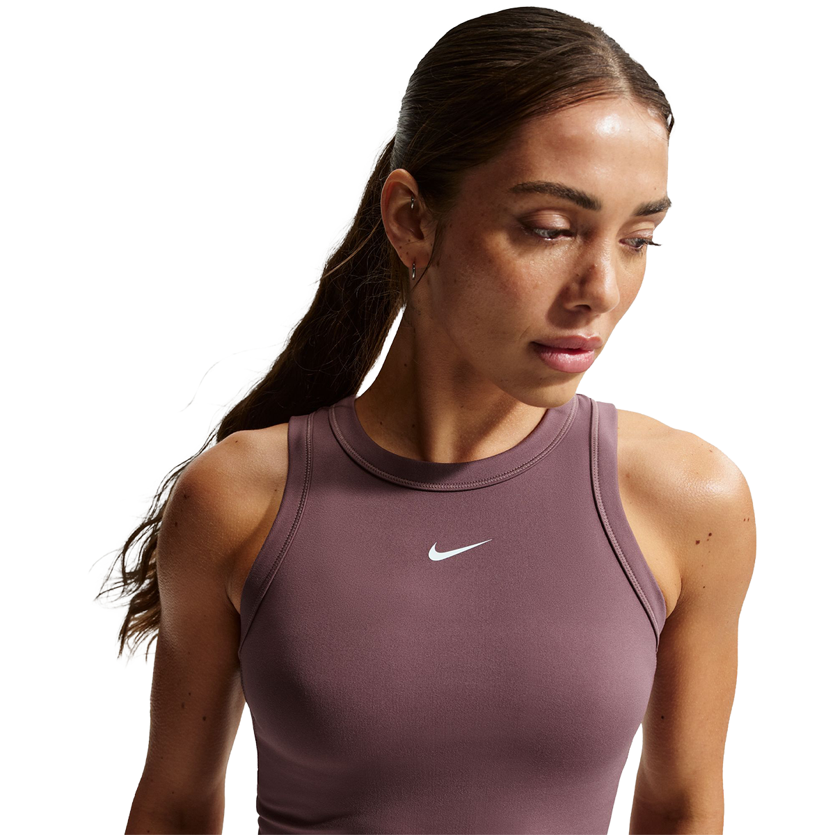 Nike One Fitted Dri Fit Crop Tank
