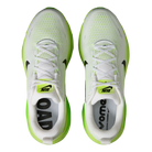Nike Vomero 18 men's running shoes in White/Black/Barely Volt/Volt/Electric Green/Seaweed, top view