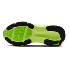 Nike Vomero 18 men's running shoes in White/Black/Barely Volt/Volt/Electric Green/Seaweed, outsole view