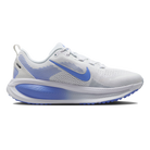 Nike Vomero 18 women's running shoes in White/Royal Pulse/Football Grey, lateral view