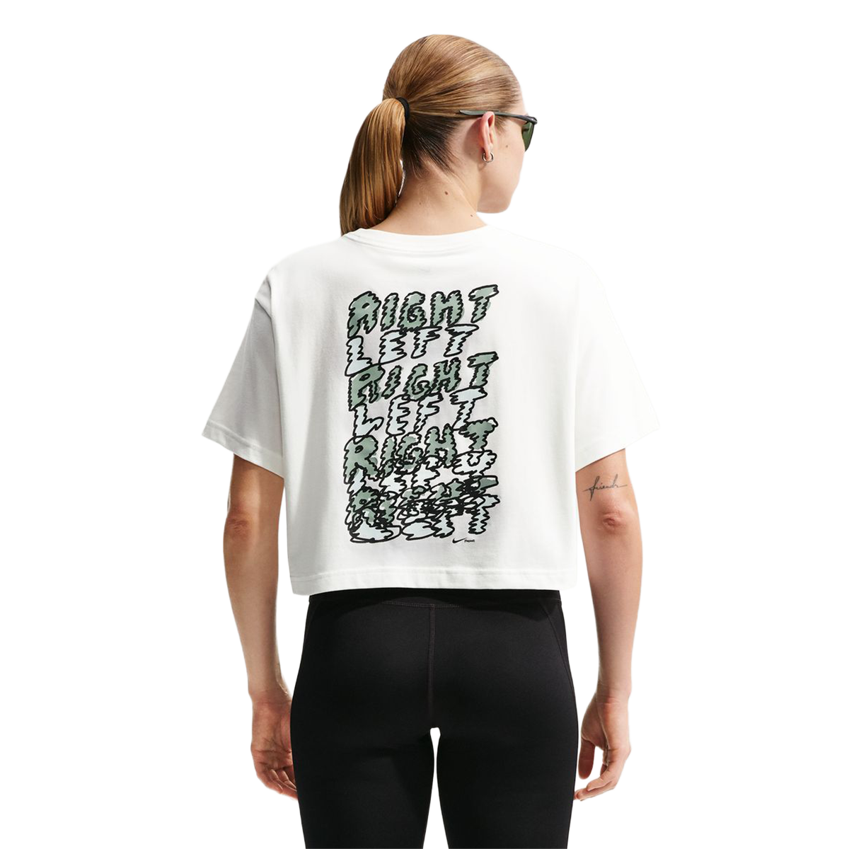 Nike Swift Dri-FIT Short-Sleeve Cropped Running T-Shirt