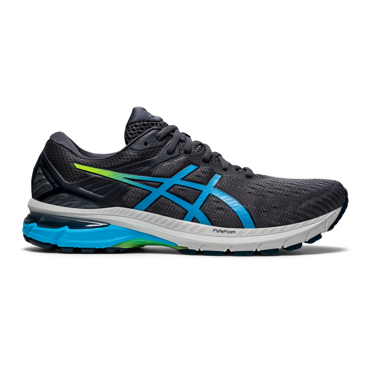 Asics GT 2000 9 - Carrier Grey - Digital Aqua