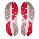 On Cloudsurfer Max women's running shoes in Ivory/Peony, outsole view