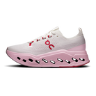On Cloudsurfer Max women's running shoes in Ivory/Peony, medial view
