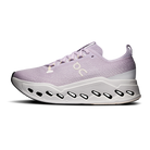 On Cloudsurfer Max women's running shoes in Foxglove/Ivory, medial view