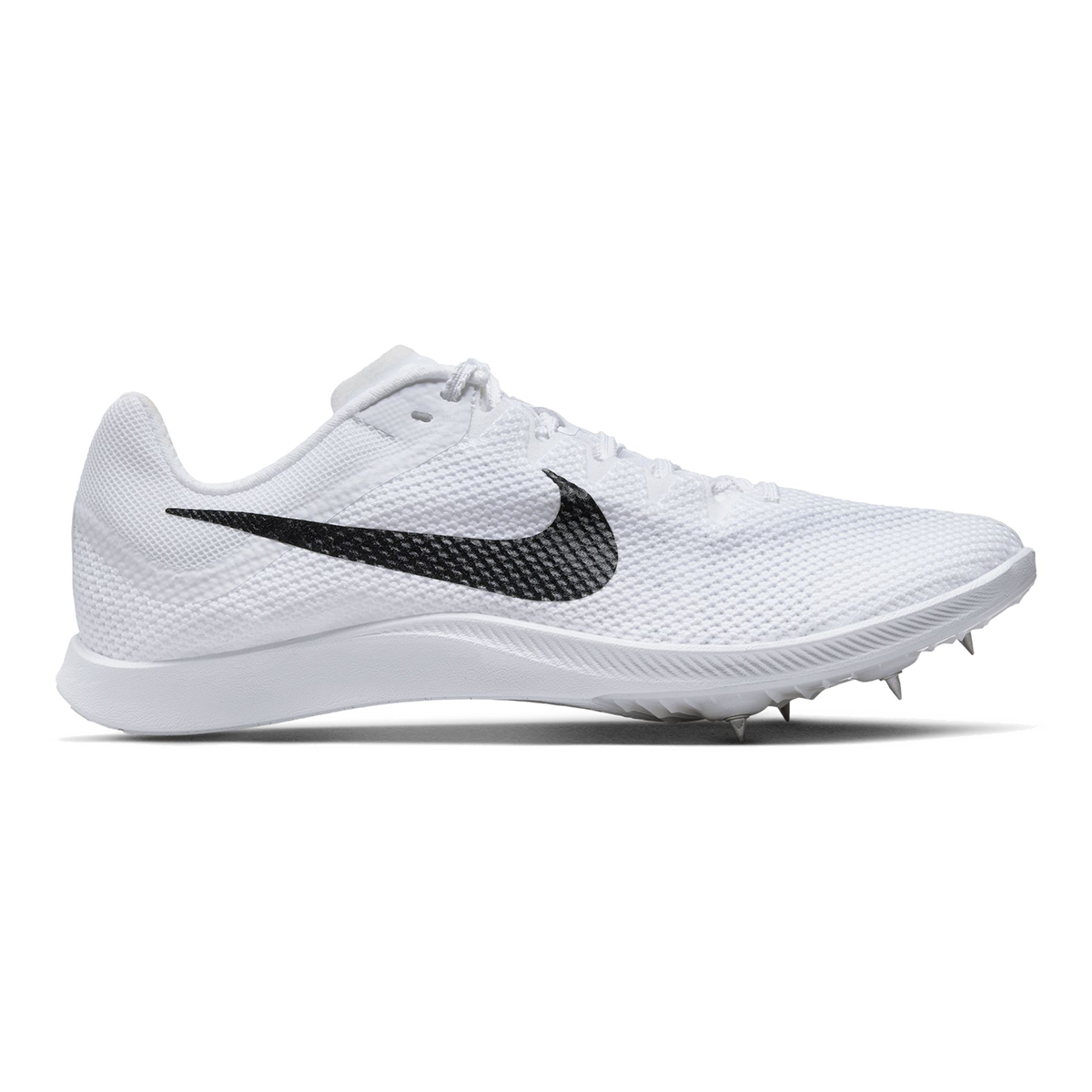white nike distance spikes