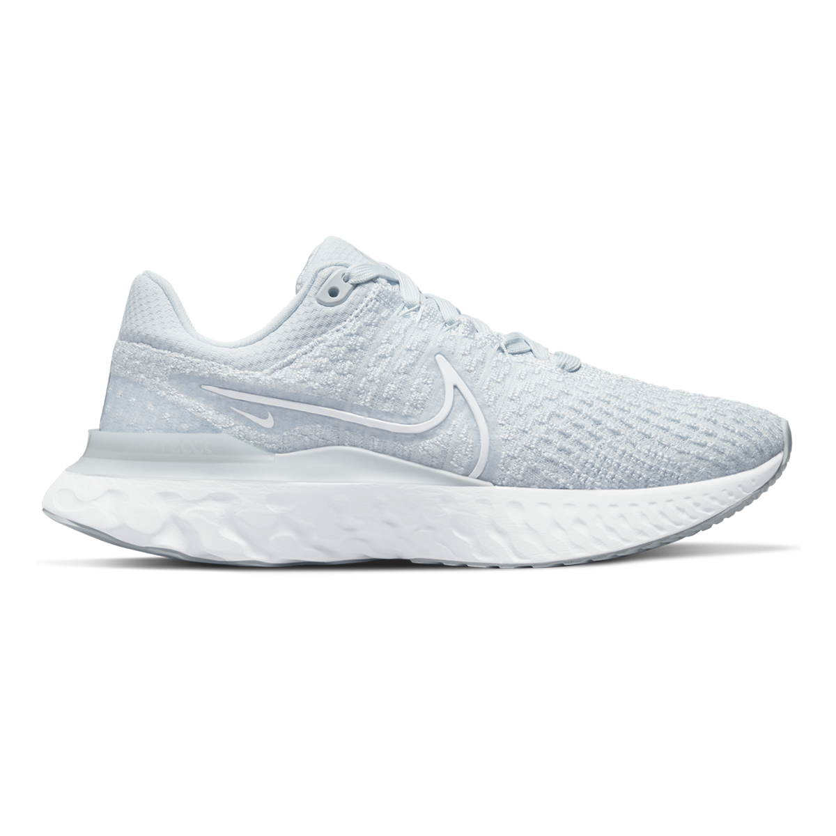 Nike Women s React Infinity Run Flyknit 3 Running Shoes Size 9.5 White