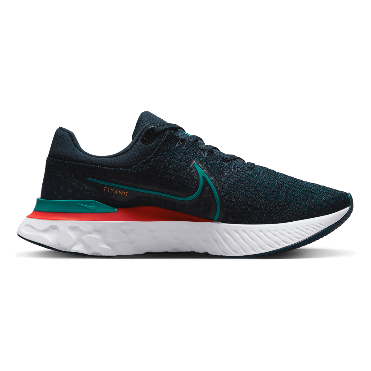 Nike React Infinity Run Flyknit 3 Obsidian Bright Spruce Blue Men s Size 10.5