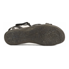Naot Dorith women's sandal in Black Raven Leather, outsole view