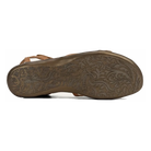 Naot Dorith women's sandal in Latte Brown Leather, outsole view