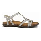 Naot Dorith women's sandal in Quartz Metallic Leather, lateral view