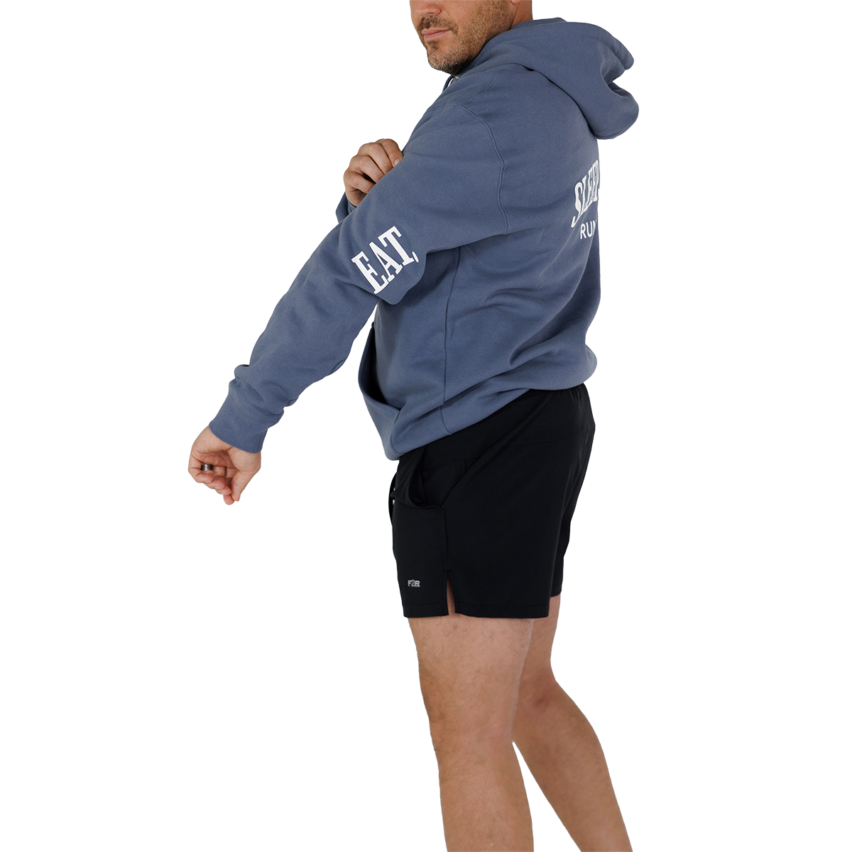F2R Eat Sleep Run Hood
