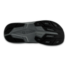 Topo Magnifly 6 men's running shoes in Black/Charcoal, outsole view